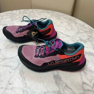 La Sportiva Women's Pink and Teal Athletic Shoes